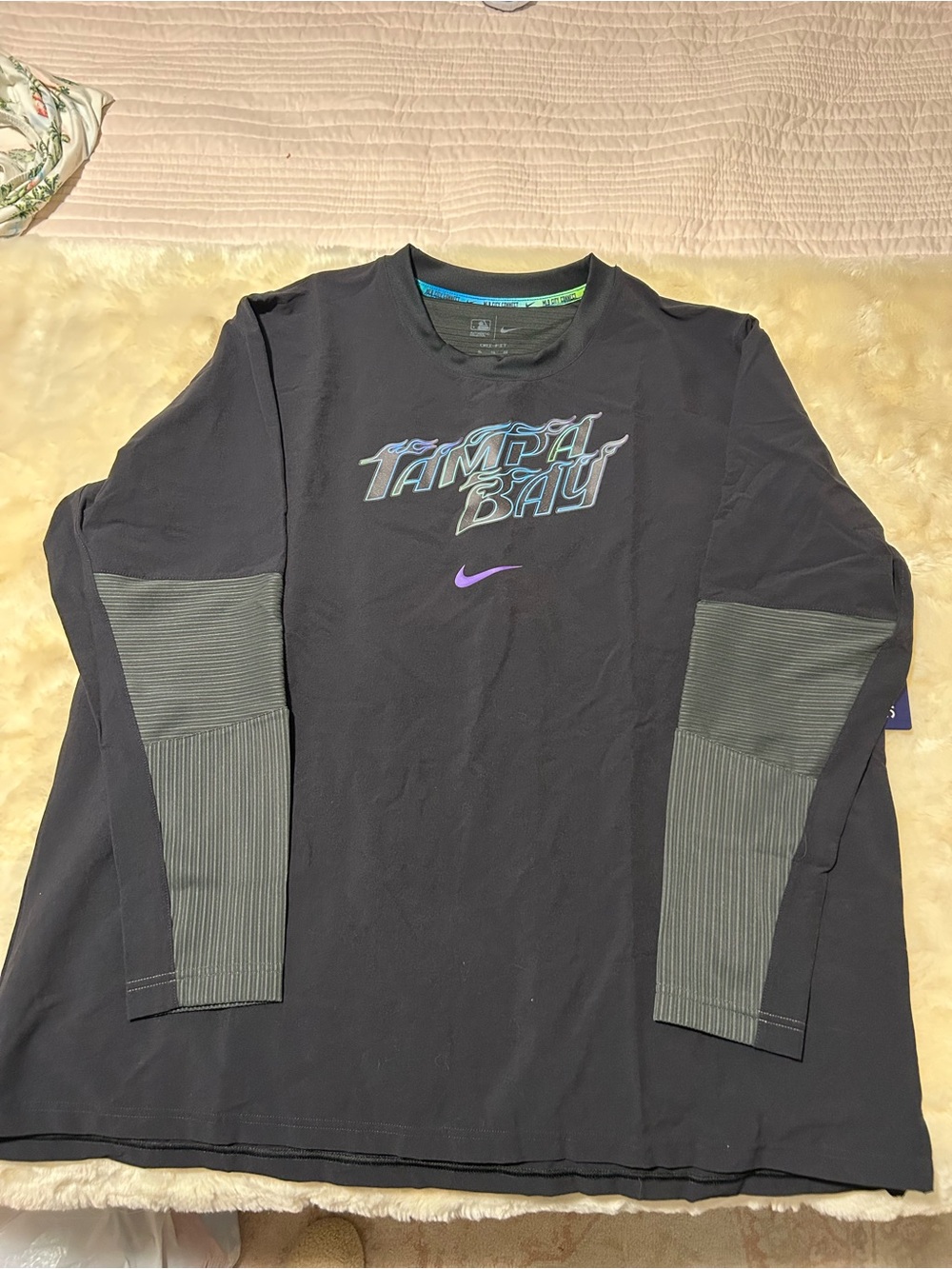 Nike Tampa Bay Rays Long Sleeve Windbreaker